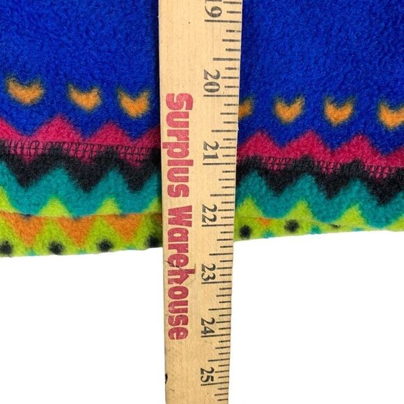 Susan Bristol Aztec Colorful Fleece Vest Women Large Petite - Picture 6 of 6